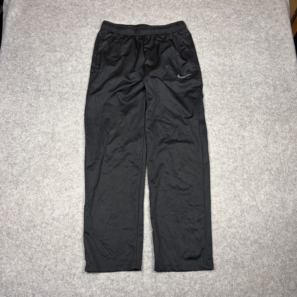 Nike Dri-FIT Mens Training Pants Black Athletic Trousers Size Medium